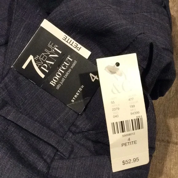 NY&C NWT size 4P bootcut gray pants - Picture 6 of 6